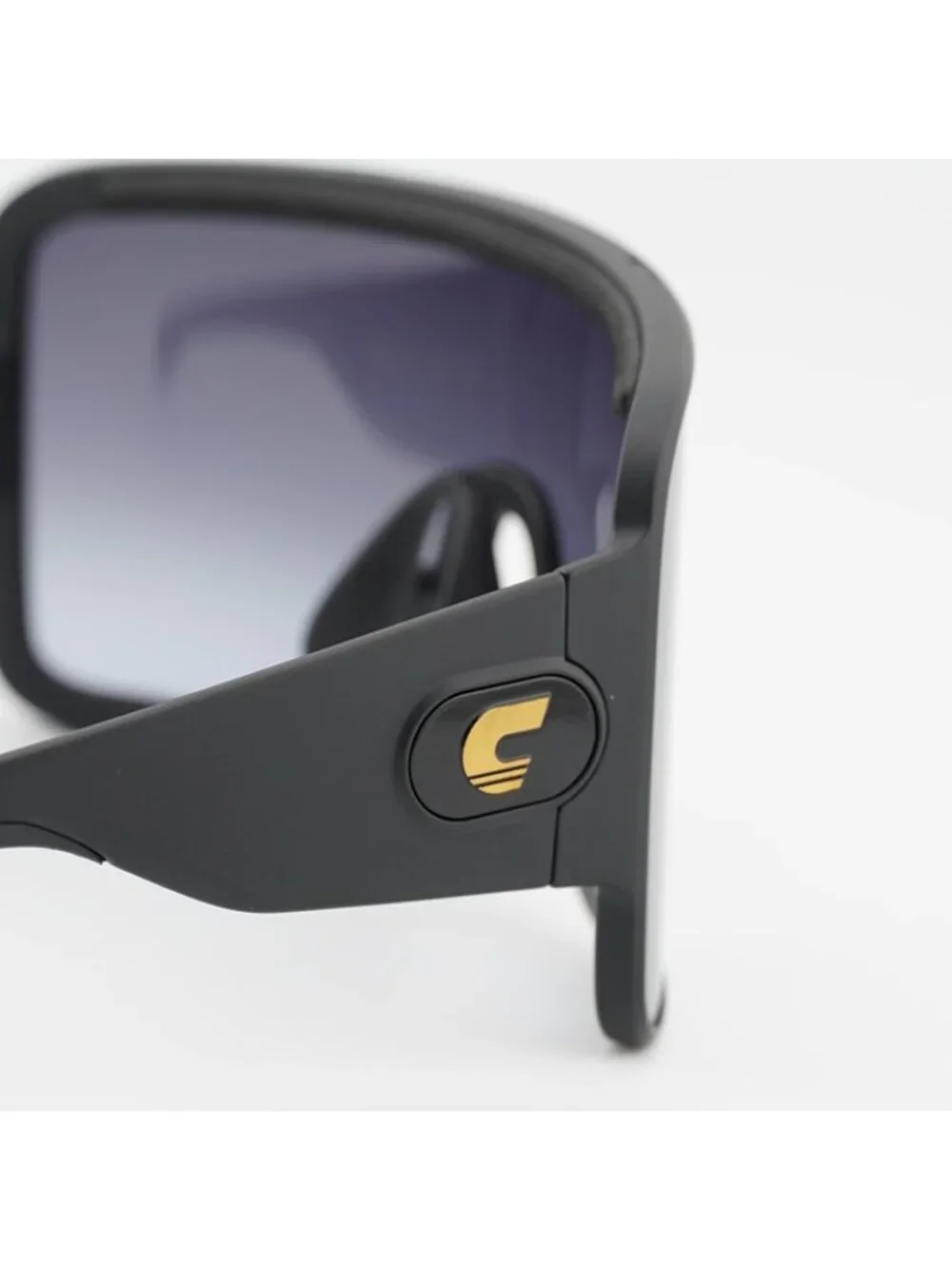 Exclusive Sale! Carrera FLAGLAB 15 0003 9O Sunglasses Black Shield Frame